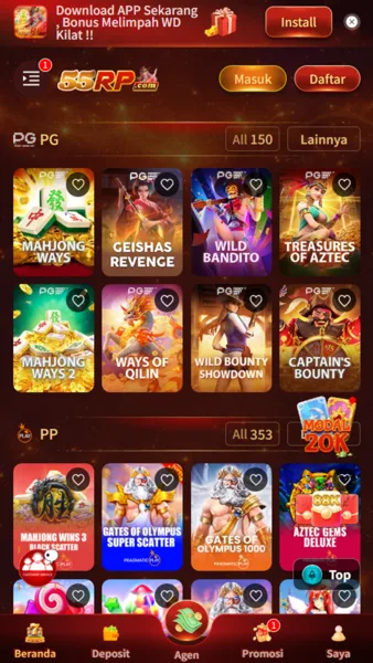 55RP Slot Anti Rungkad Indonesia