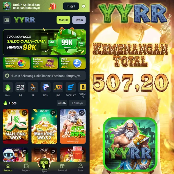 YYRR Bonus Member Baru 100%